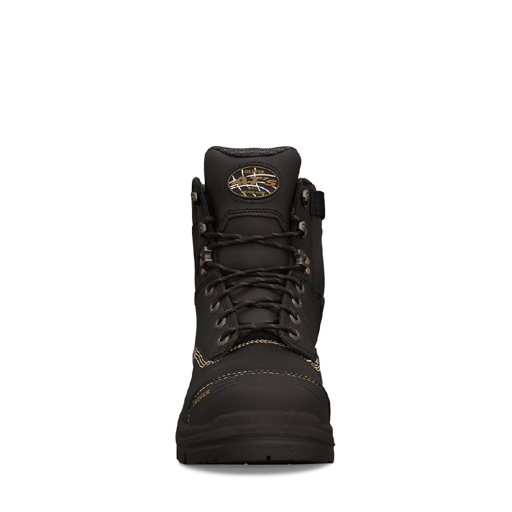 Oliver 55345Z 150mm Black Zip Sided Boot