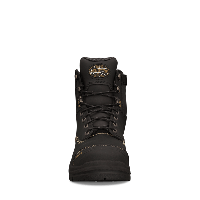 150mm Black Zip Sided Boot