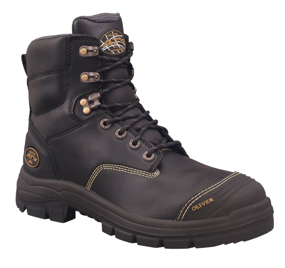 Oliver 55345Z 150mm Black Zip Sided Boot