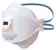 3M9322+ P2 Disposable Masks with Exhale valve
