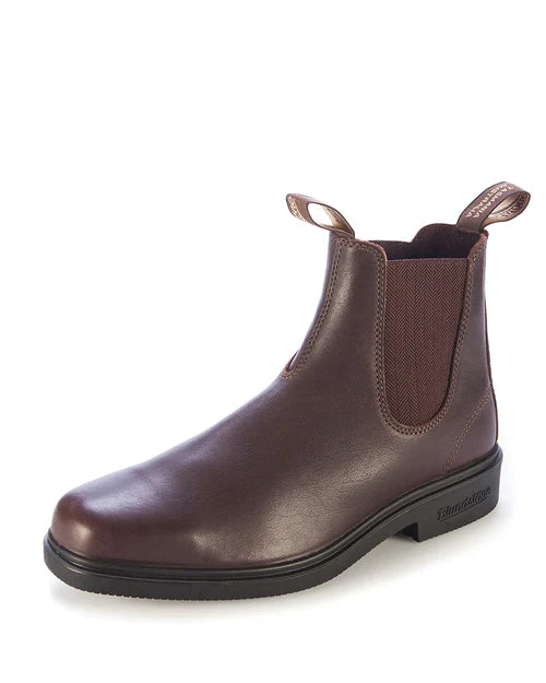 659 Elastic Side Dress Boot - Brown - B659
