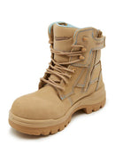 Womens Rotoflex 8864 Zip Sided Safety Boot - Sand -B8864