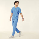 NNT Unisex Invigorate Charles Scrub Top - Light Blue