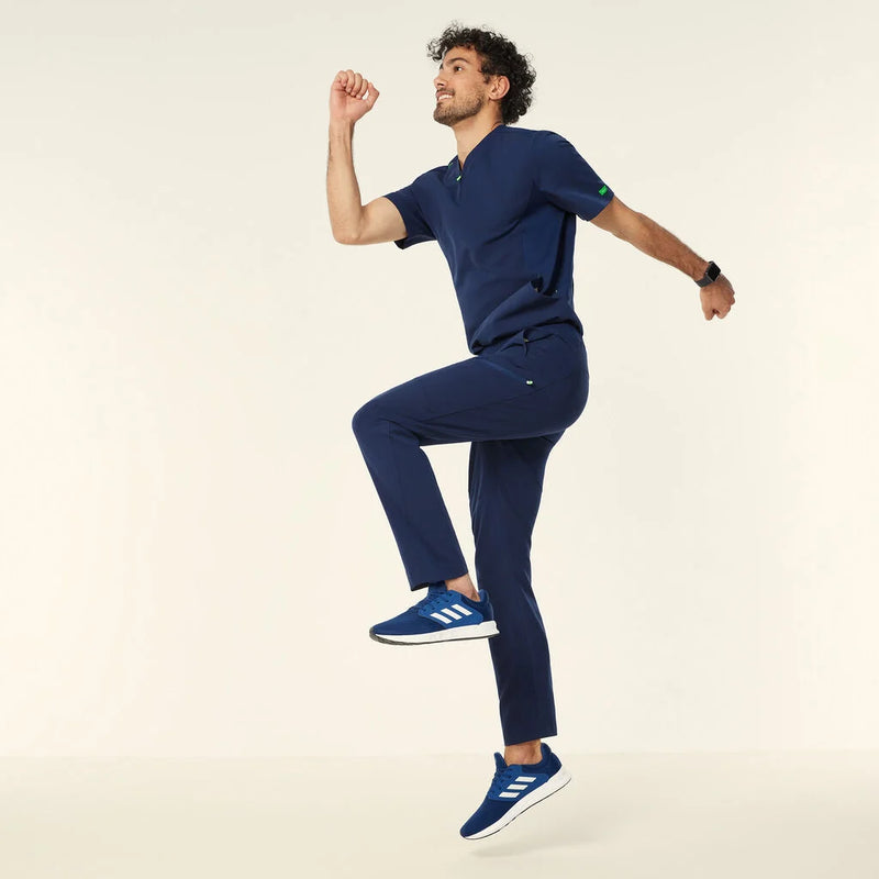 NNT Unisex Invigorate Charles Scrub Top - Navy Blue