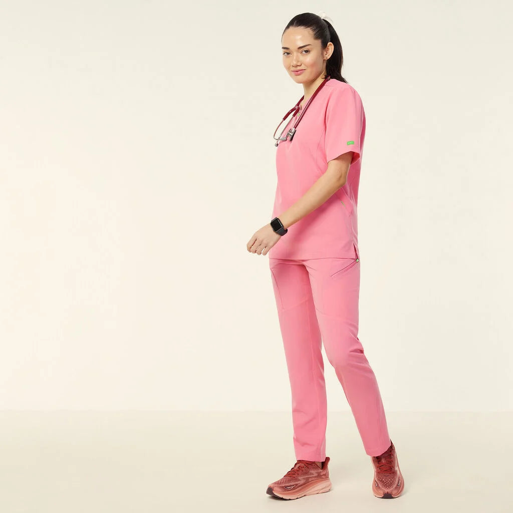 NNT Unisex Invigorate Charles Scrub Top - Pink