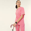 NNT Unisex Invigorate Charles Scrub Top - Pink