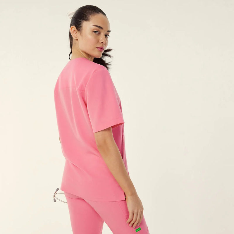 NNT Unisex Invigorate Charles Scrub Top - Pink
