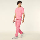 NNT Unisex Invigorate Charles Scrub Top - Pink