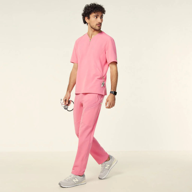 NNT Unisex Invigorate Charles Scrub Top - Pink