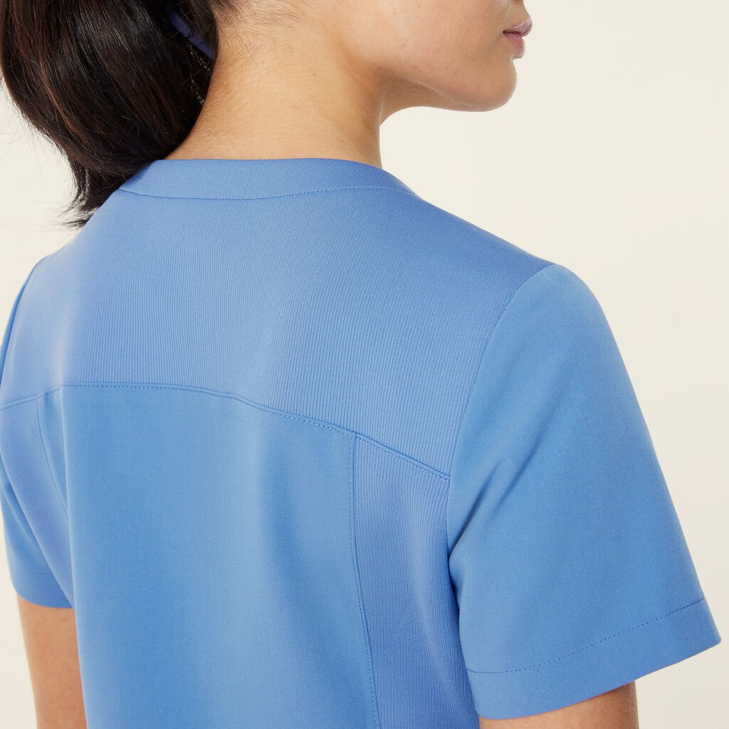 NNT Womens Invigorate Helen Scrub Top - Light Blue