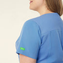 NNT Womens Invigorate Helen Scrub Top - Light Blue