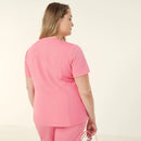 NNT Womens Invigorate Helen Scrub Top - Pink