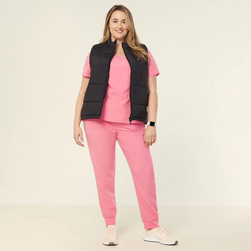 NNT Womens Invigorate Helen Scrub Top - Pink