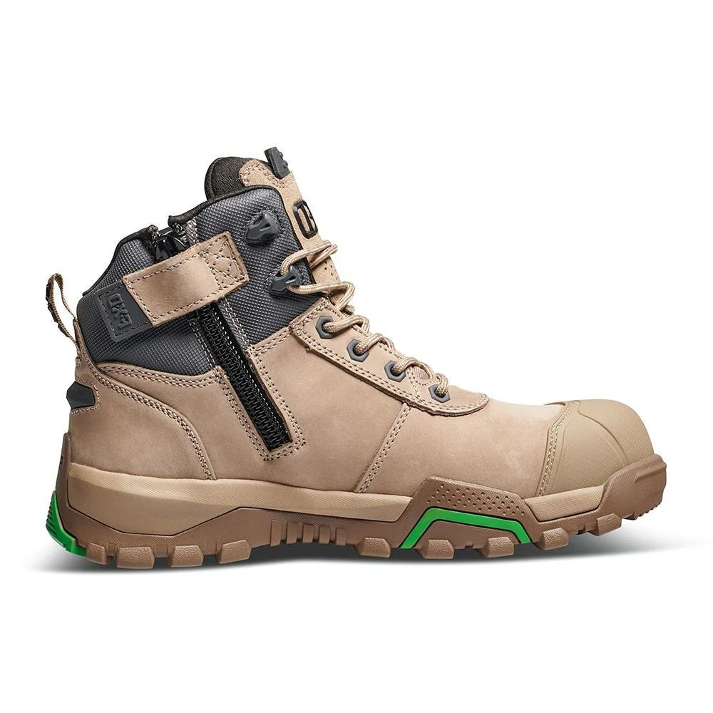 FXD Mens WB.2 Nitrolite Mid Cut Zip Side Work Boot