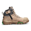 FXD WB2 Men's Black Mid Cut Lace/Zip Work Boots
