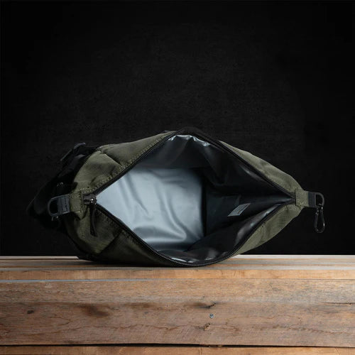 Canvas Crib Bags - Black & Green