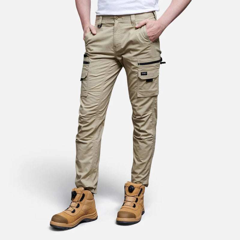 King Gee Men's N Force Performance Work Pants K13001 - Khaki