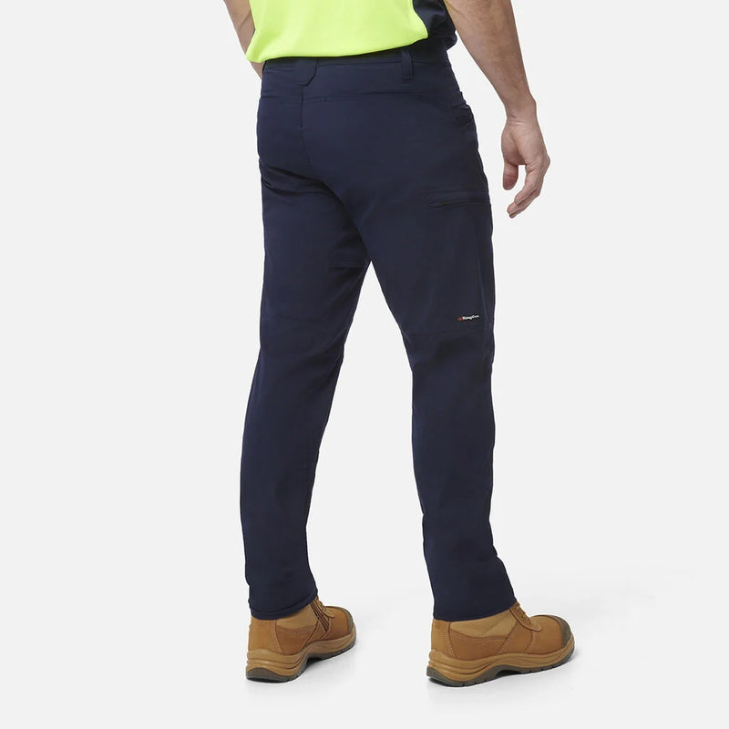 King Gee Men's Drycool Lightweight Stretch Cargo Pants K13007 -Navy