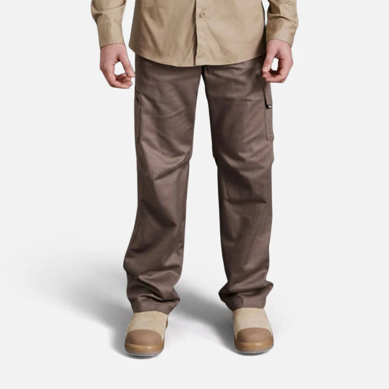 King Gee Men's Workcool 2 L/Weight Ripstop Cotton Cargo Pants K13820 - Taupe