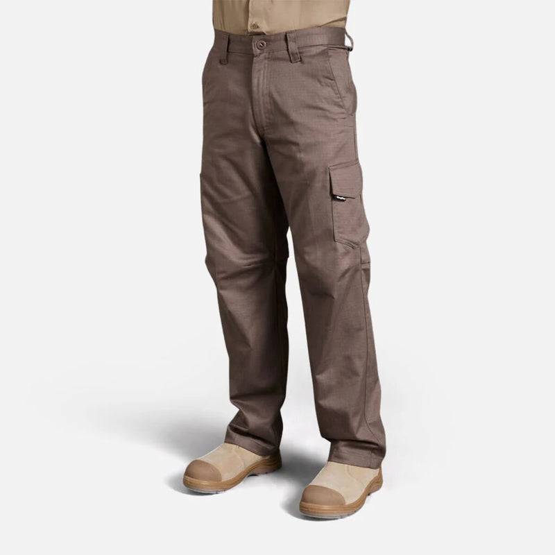 King Gee Men's Workcool 2 L/Weight Ripstop Cotton Cargo Pants K13820 - Taupe