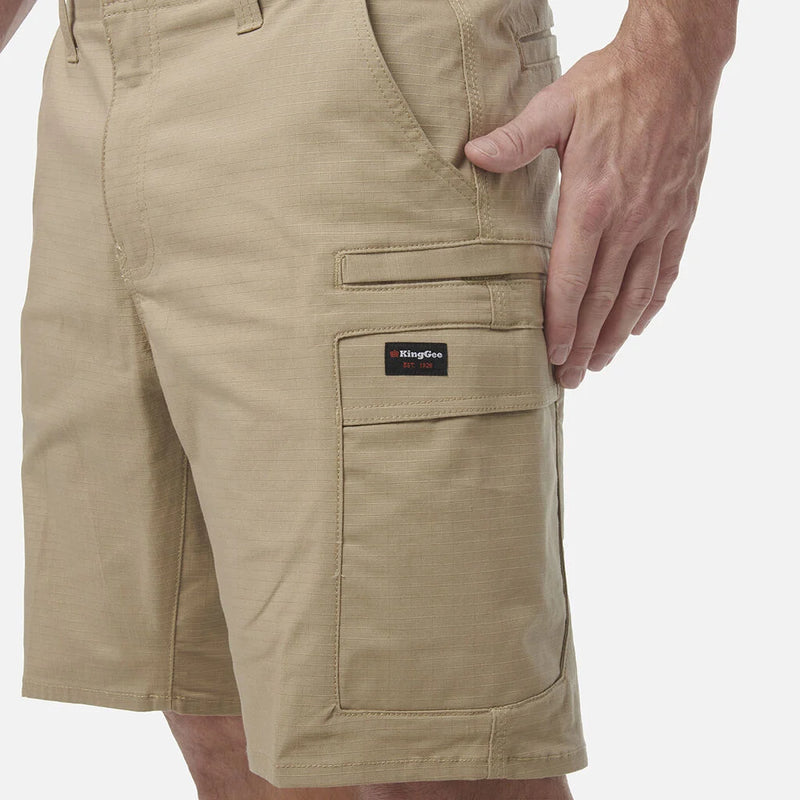 King Gee Men's Workcool Pro Shorts- K17006 - Khaki