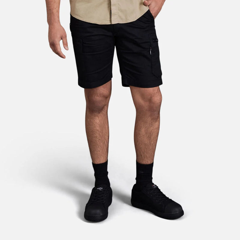 King Gee Men's Summer Tradie Shorts K17340 - Black