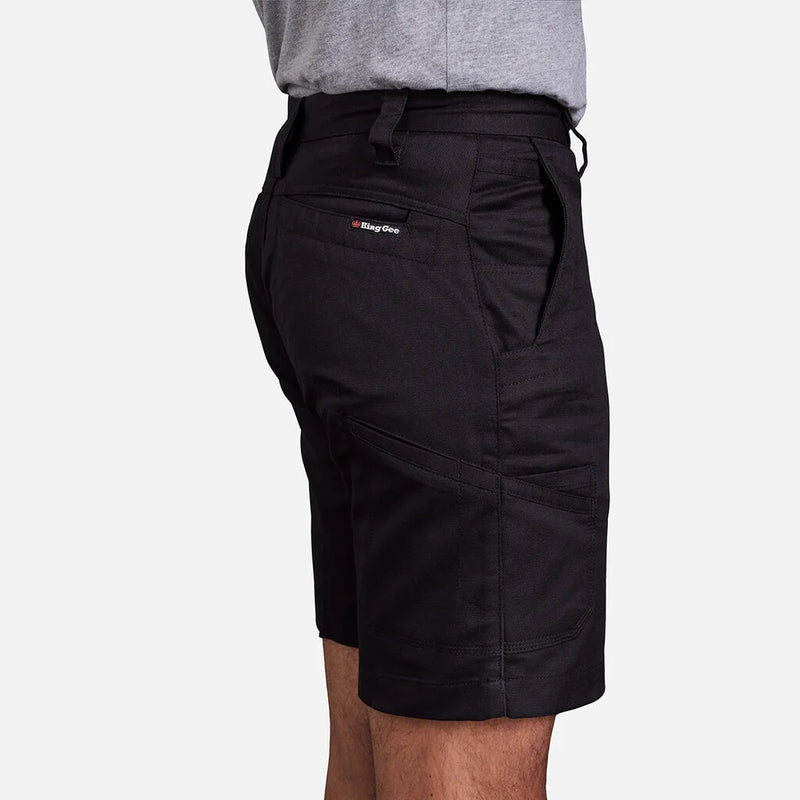 King Gee Men's WorkCool 2 Shorts- K17820- Black