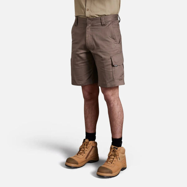 King Gee Men's WorkCool 2 Shorts- K17820- Taupe