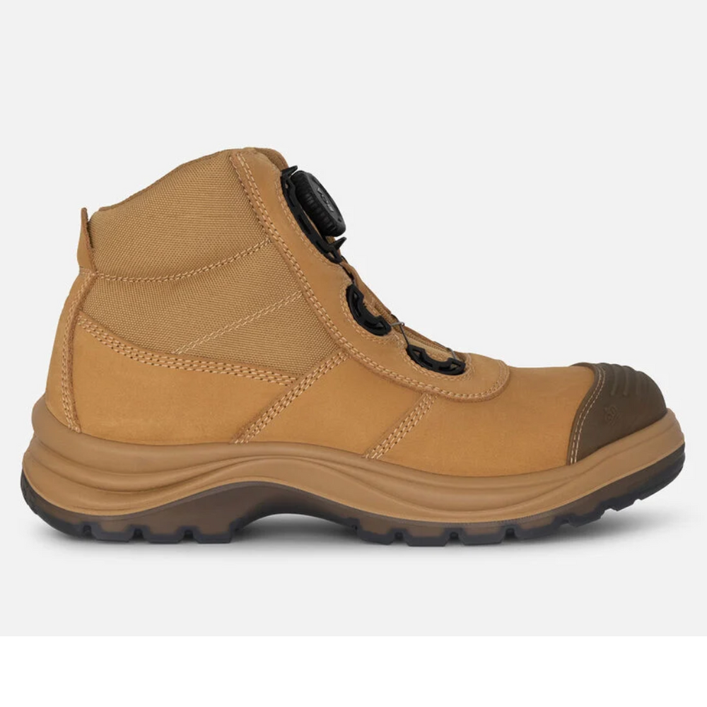 Uvex Boa Fit System Boots Uvex X-Flow Zip Side Work Boot Tan Wheat