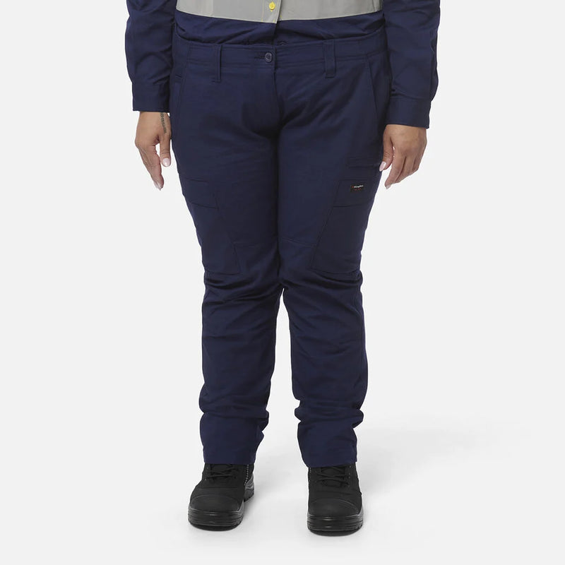 King Gee Ladies Work Cool Pro Pants - Straight Fit - K43012- Navy