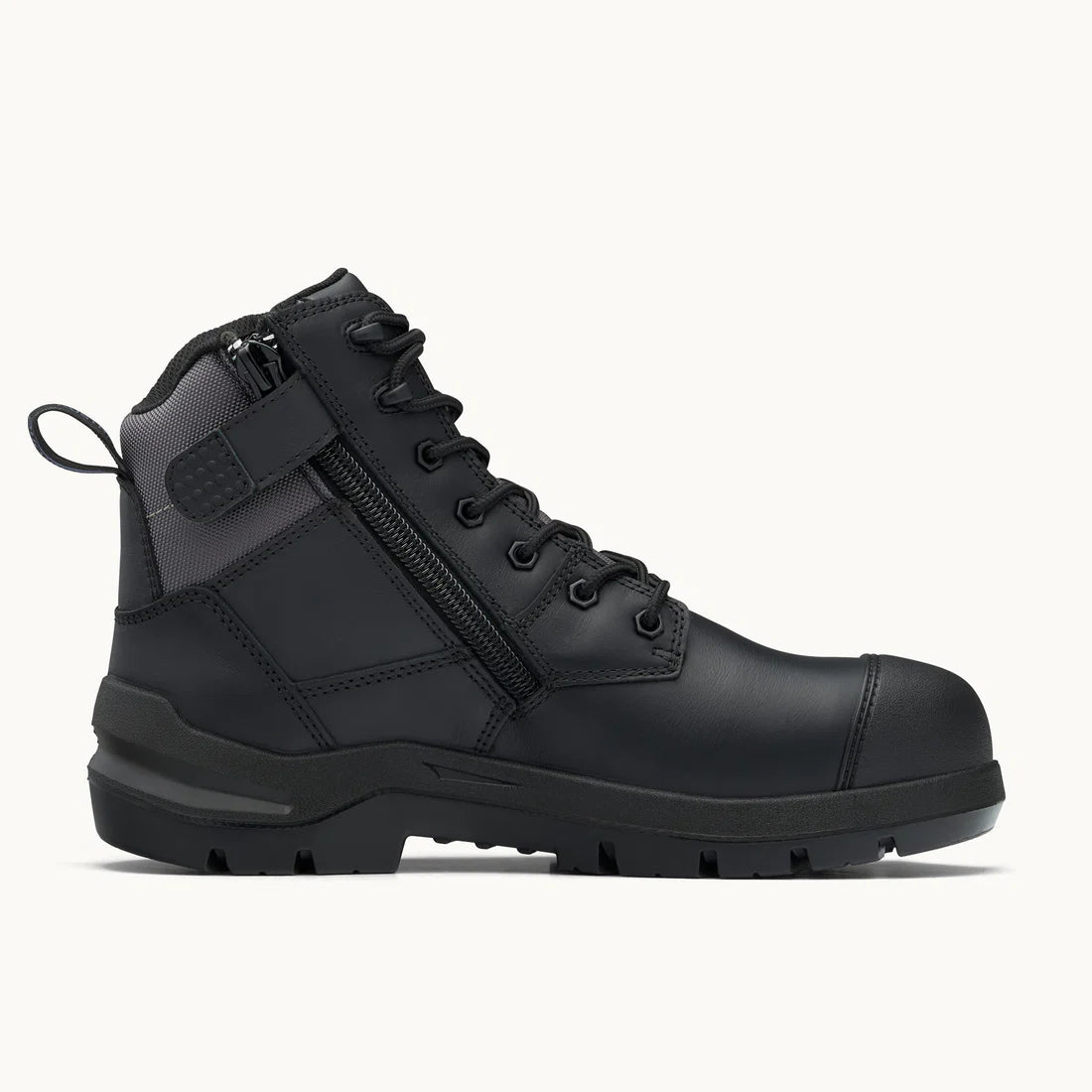Blundstone #7561 DuraFit Zip Sided Safety Boots - Black