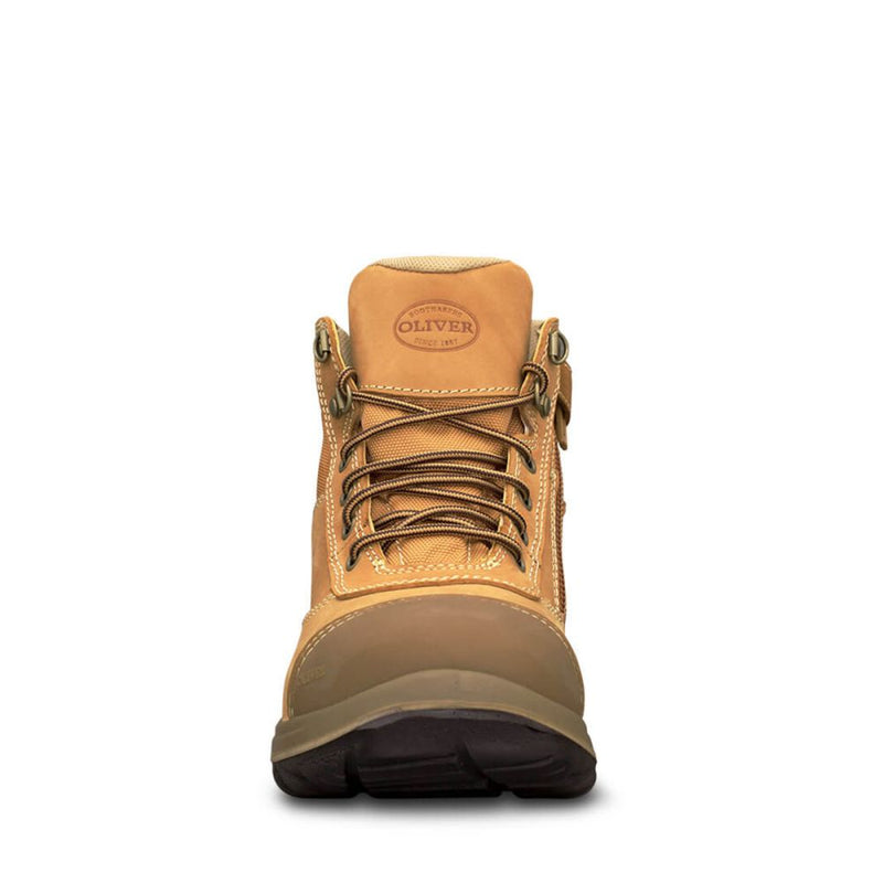 Oliver Wheat Zip Sided Ankle Boot