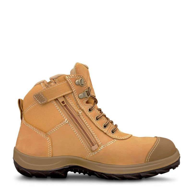 Oliver Wheat Zip Sided Ankle Boot