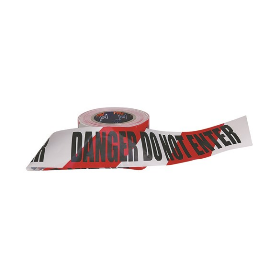 Barricade Tape - 100M X 75Mm Danger Do Not Enter Print
