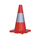 Orange PVC Traffic Cone / Reflective Tape 450mm