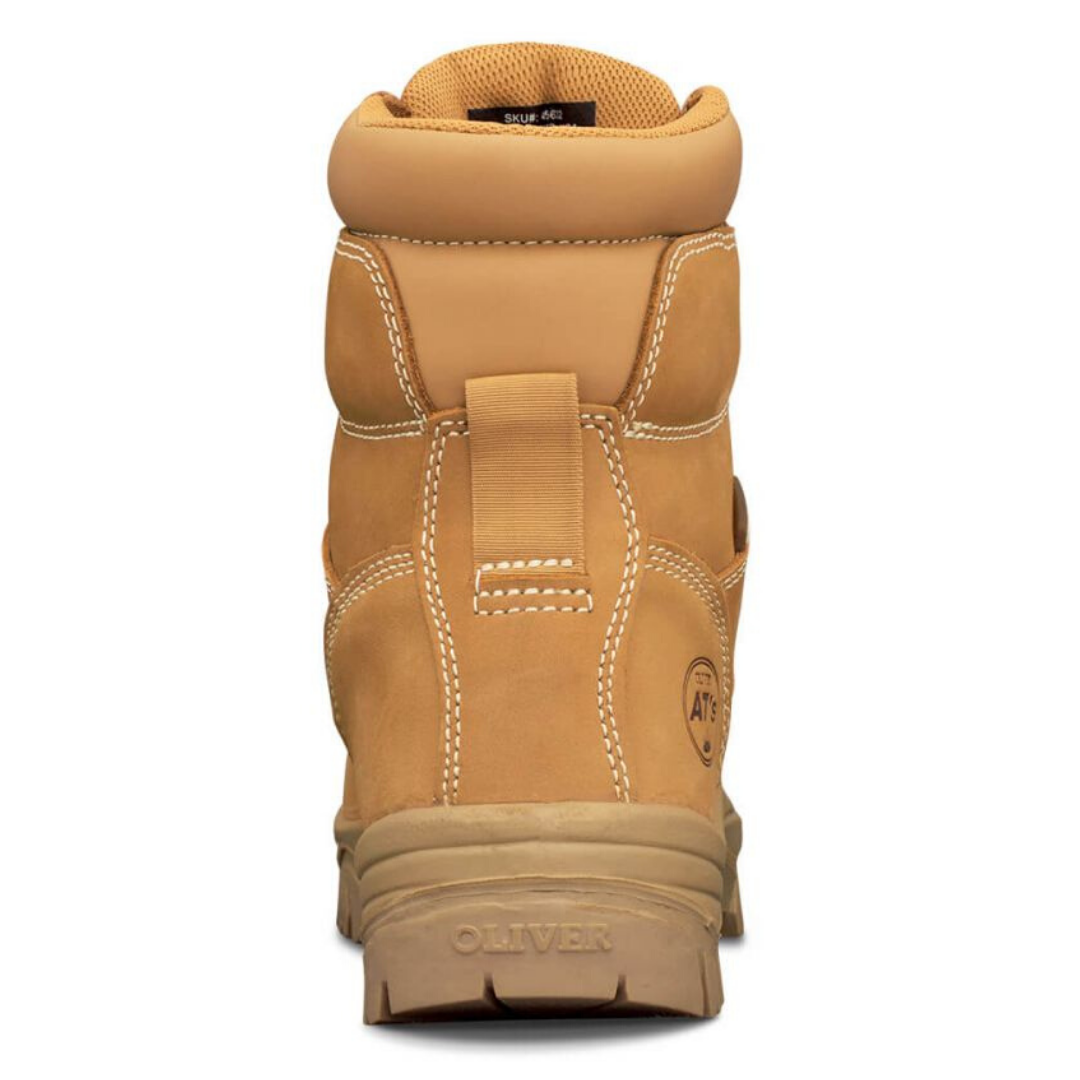 Oliver Men's Lace Up Safety Boot - Non-Metallic - Wheat