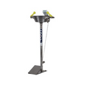 Pedestal Mounted Single Nozzle Eye Wash With Bowl & Foot Treadle