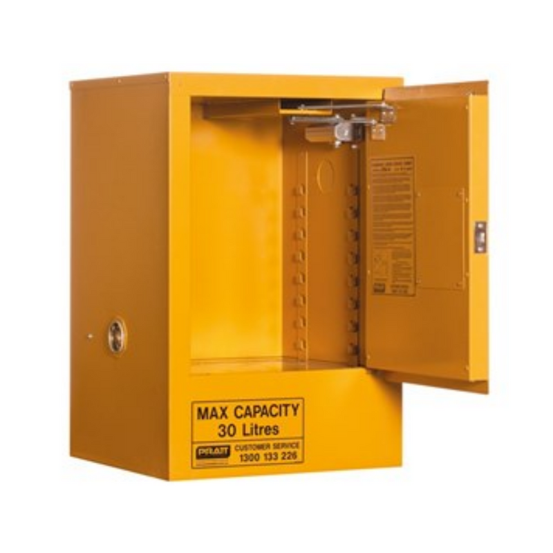 Flammable Storage Cabinet 30L 1 Door, 1 Shelf