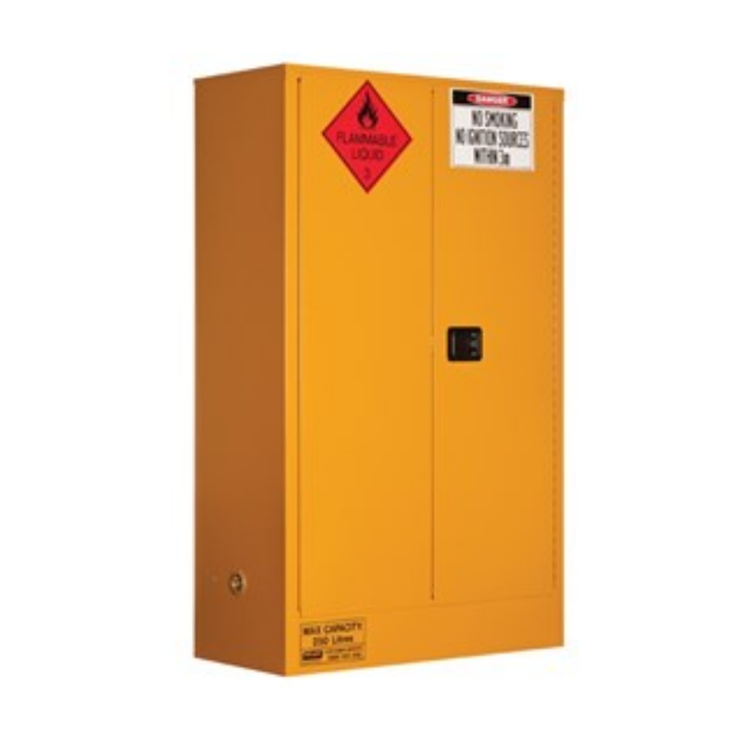 Flammable Liquid Storage Cabinet: 250L - 2 Doors - 3 Shelves