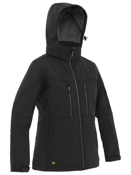Bisley Women's FLX & MOVE Hooded Soft Shell Jacket BJL6570