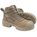Blundstone 8553 Mens Rotoflex 135mm Height Safety Boot - Stone Nubuck- B8553