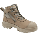 Blundstone 8553 Mens Rotoflex 135mm Height Safety Boot - Stone Nubuck- B8553