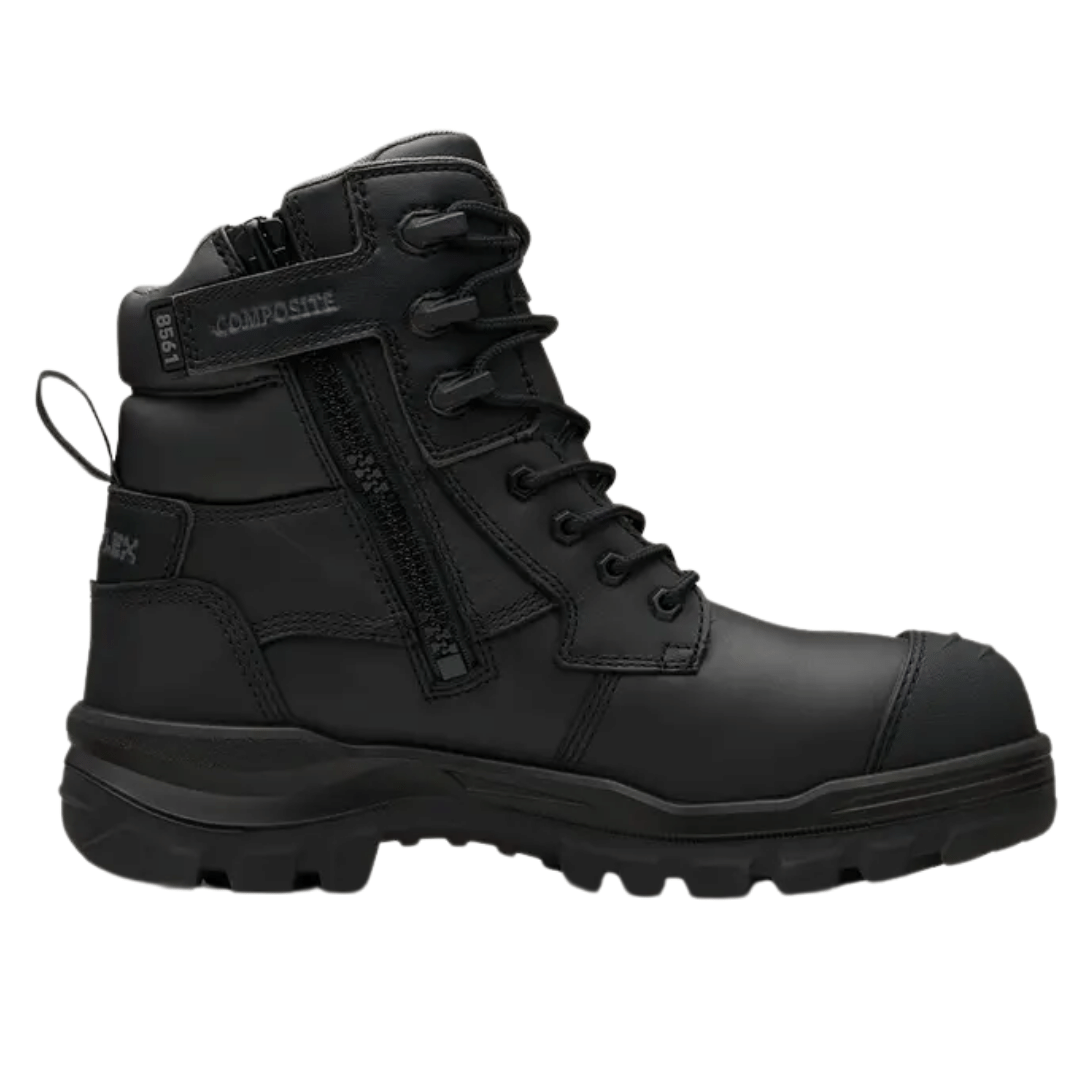 Blundstone 8561 Mens Rotoflex 150mm height Safety Boot - Black -B8561