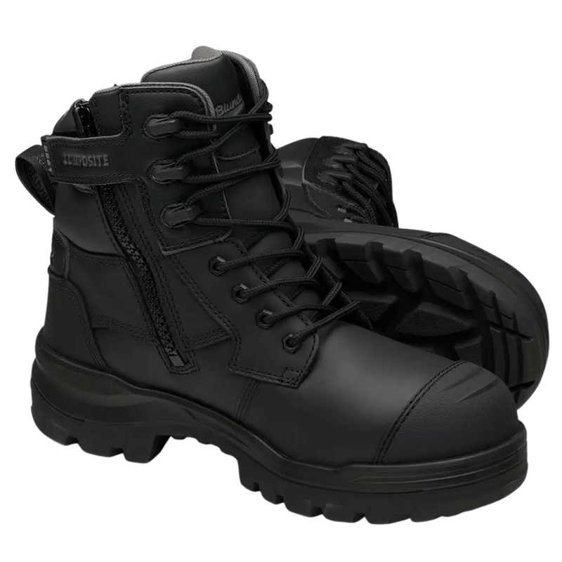 Blundstone 8561 Mens Rotoflex 150mm height Safety Boot - Black