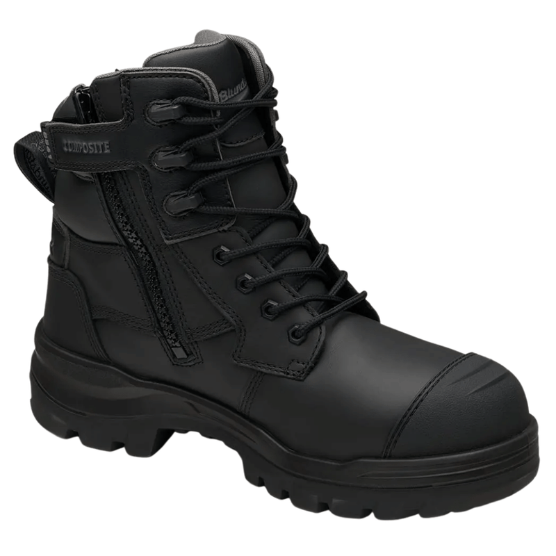 Blundstone 8561 Mens Rotoflex 150mm height Safety Boot - Black