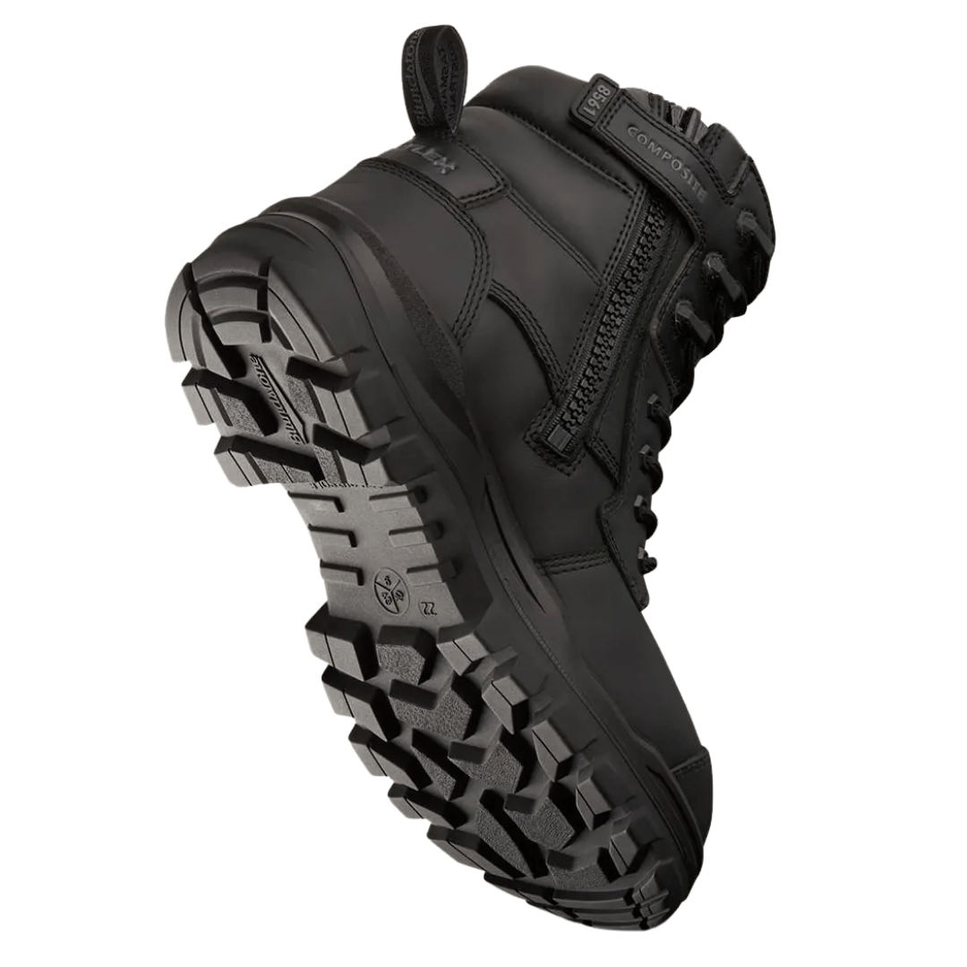 Blundstone 8561 Mens Rotoflex 150mm height Safety Boot - Black -B8561