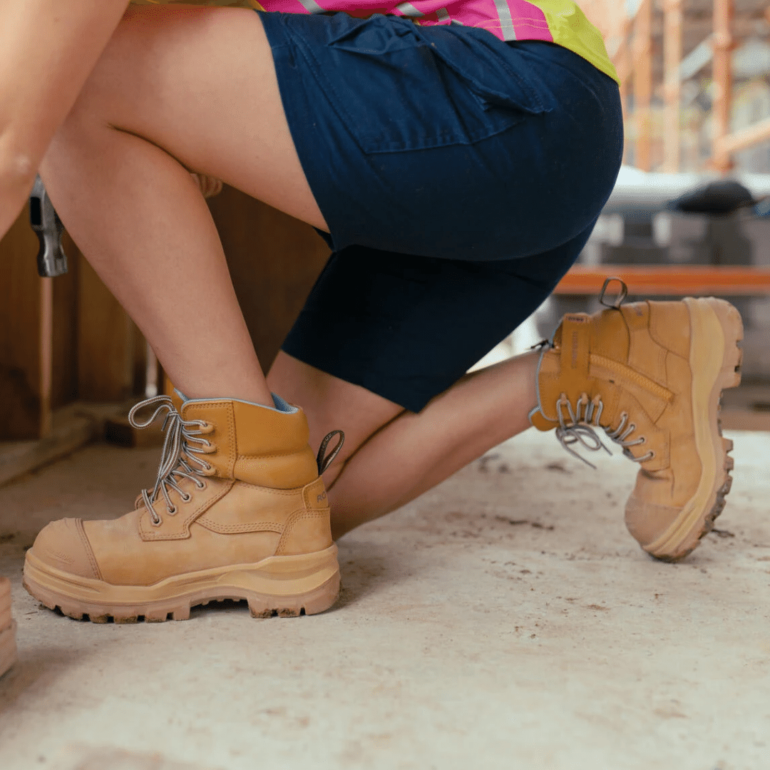 Blundstone #8860 Womens Rotoflex 150mm Safety Boot - Wheat