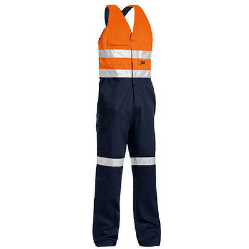 Bisley Men's Action back Hi-Visibility Overalls BAB0359T