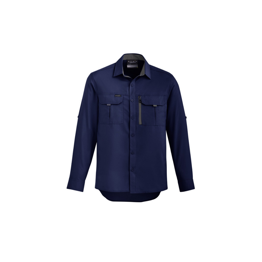 ZW460 Syzmik Men's L/Sleeve "Outdoor" Shirt