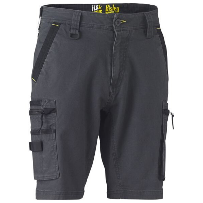 BSHC1330 Bisley Men's Flex & Move Stretch Zip Cargo Short
